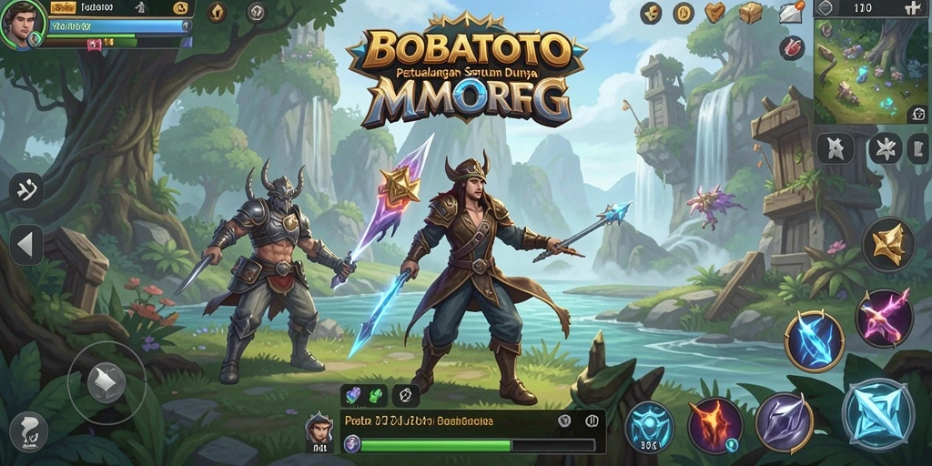 Screenshot gameplay BOBATOTO yang menunjukkan grafis menawan.