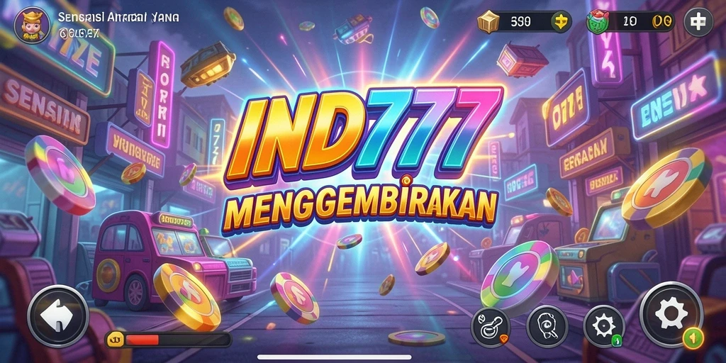 Tampilan gameplay Arcade yang seru dan penuh warna.