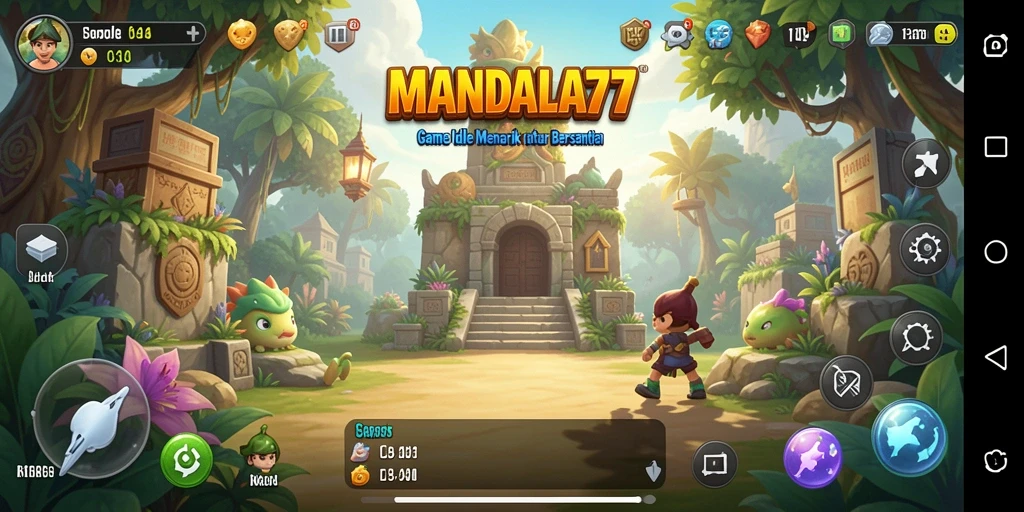 Tampilan gameplay MANDALA77 yang menarik dan interaktif.