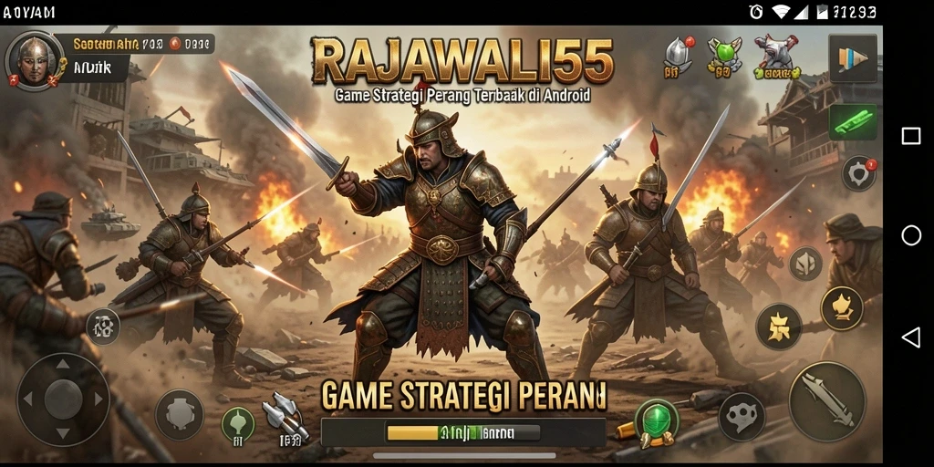 Tampilan gameplay menarik dengan strategi SLG yang menantang.