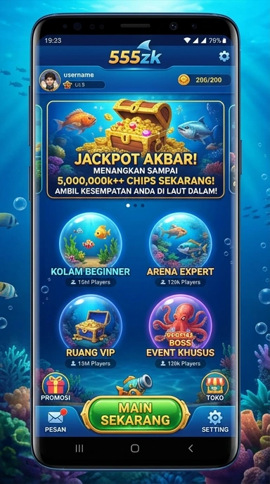 Screenshot fitur unggulan dari aplikasi di 555zk.